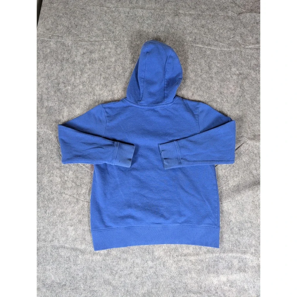 The North Face Kids Youth Blue Hoodie Pullover Logo Pocket Size S/P‎ 7/8